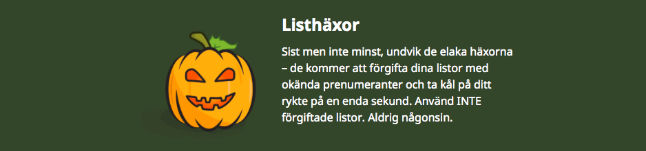 Listhäxor i marknadsföring