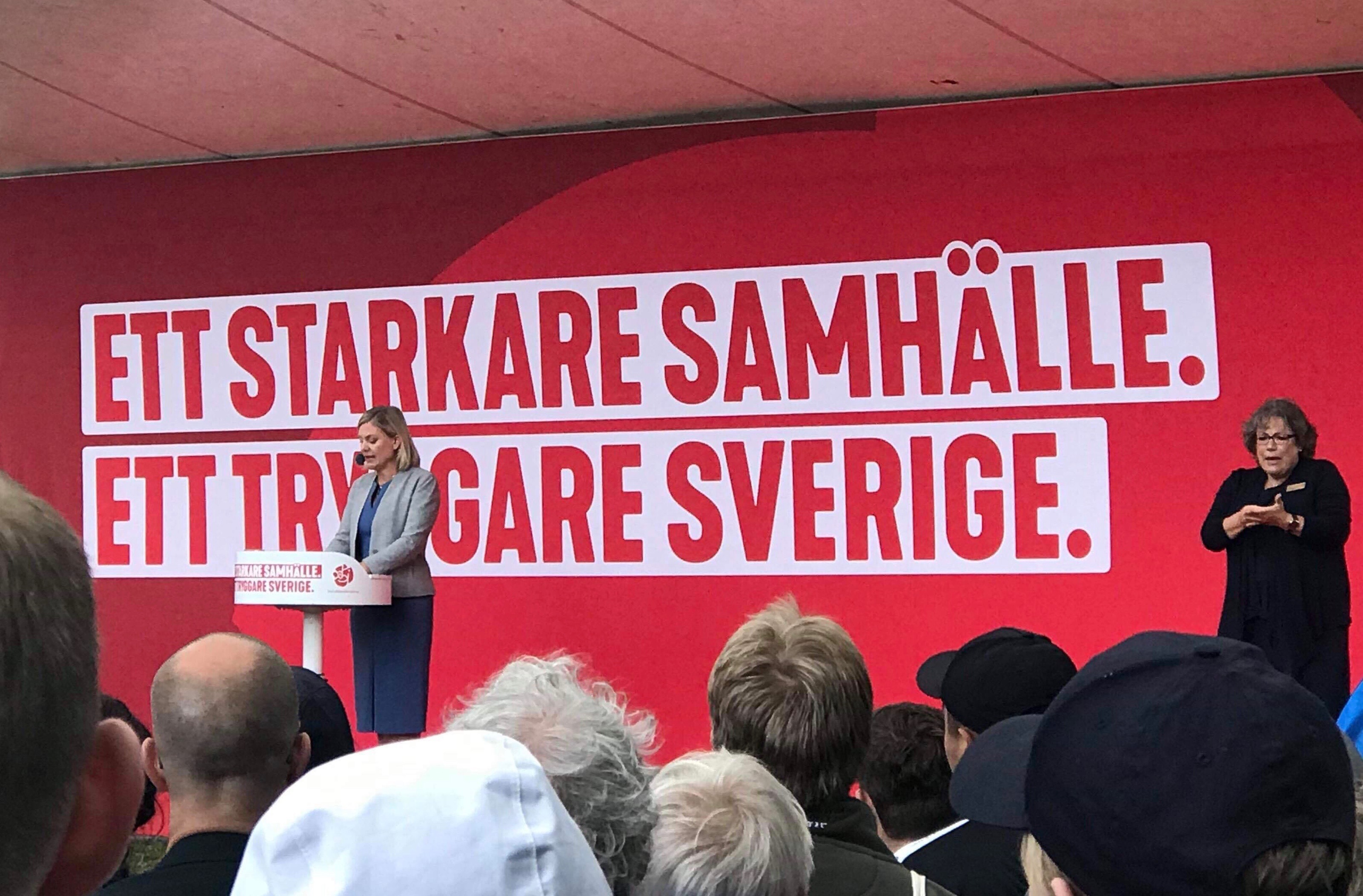 Socialdemokraterna tal Almedalen 2019